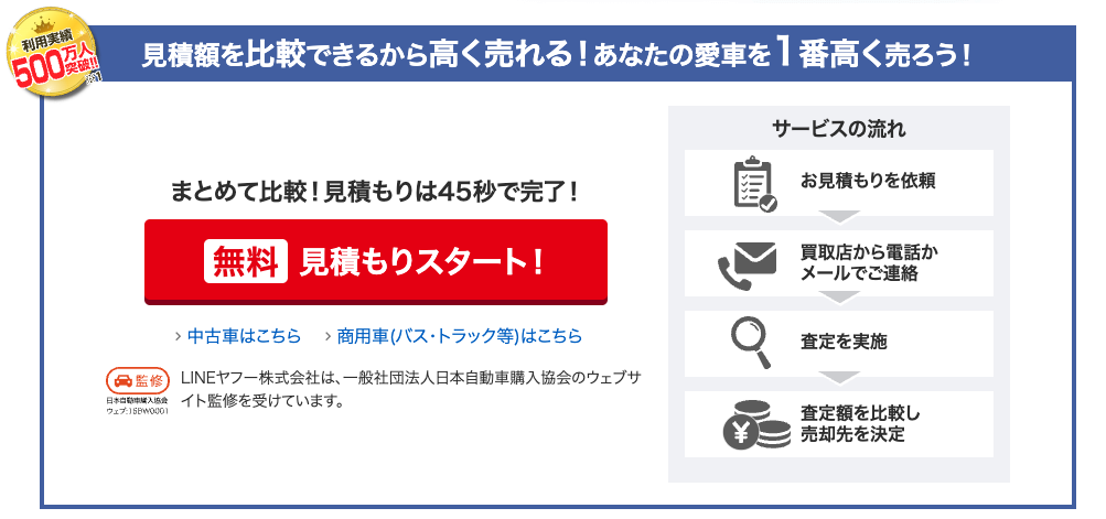 カービュー事故車買取