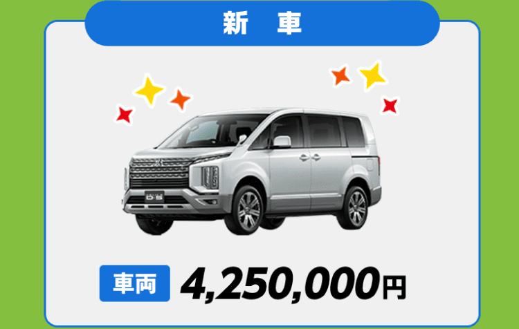 新車 車両：4,250,000円